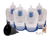 StopLoss Bags 4-pack w/funnel,4 extra caps