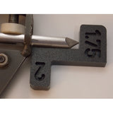 Ron Brown's Stick Out Gauge Block 2" and 1.75" for grinding jigs.