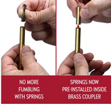 6 Interchangeable Inline Crochet Hook Kit Set with No Hassle Handle