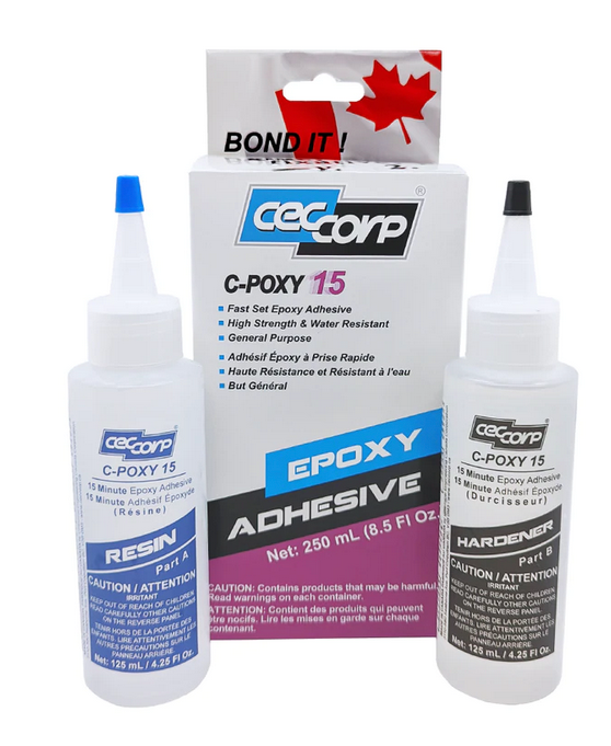 CEC-15 Minute Poxy - 250ml(8.5oz)