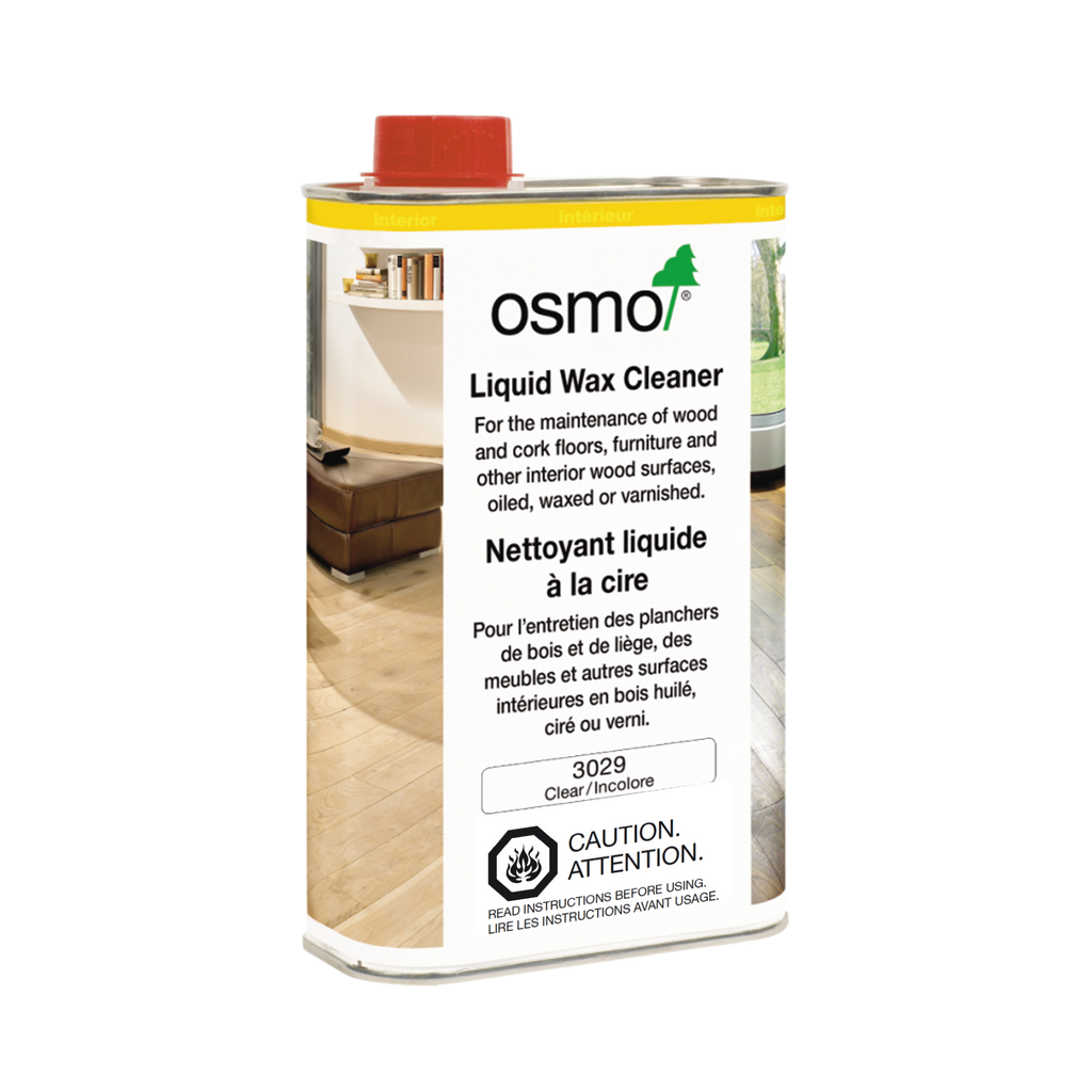 Osmo-Liquid Wax Cleaner- for maintenance of wood floors & furniture, oiled, waxed or varnished. Clear #3029