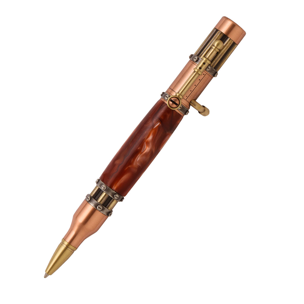 Steampunk Bolt Action Antique Copper and Antique Brass Pen Kit
DB-3/8 PKVICBU