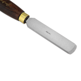 Hamlet- 1 3/8" x 3/8" Negative Rake Round Nose Scraper for refining the curves on bowls and platers. 16" Handle