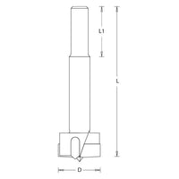 DI-C/T BORING BIT-203B  - 1 1/8” Carbide Boring Bit