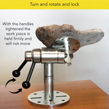 Pro-Mount  Bench Stand with Spindle (1/4 x 8tpi  x  3.5, 1" x6" Post)