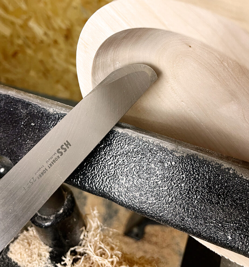 Robert Sorby - 1″ Negative Rake Curved Profile Scraper | Woodchuckers.com