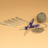 Crochet Kit Set 6 Hooks & Box.