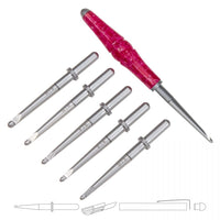 Crochet Kit Set 6 Hooks & Box.