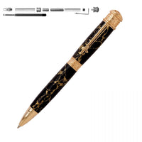 PKHPEN24 Faith, Hope & Love Twist Pen - 24kt Gold,DB-3/8 PKHPENBU