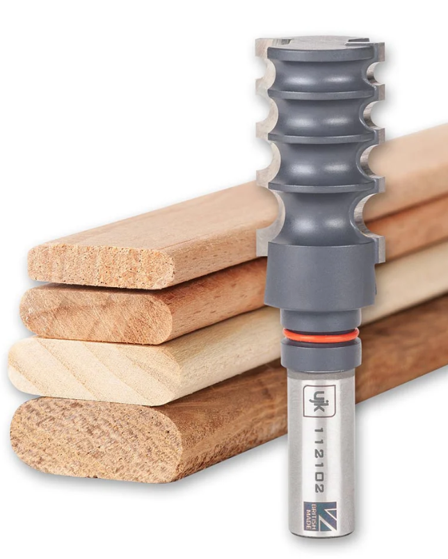 UJK Loose Tenon Router Cutter for 4, 5, 6, 8 mm - 1/2" Shank