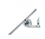 AK-Mitutoyo 187-904-10 Series 187 Universal Bevel Protractor with clamp box for inch height gauges, 6"