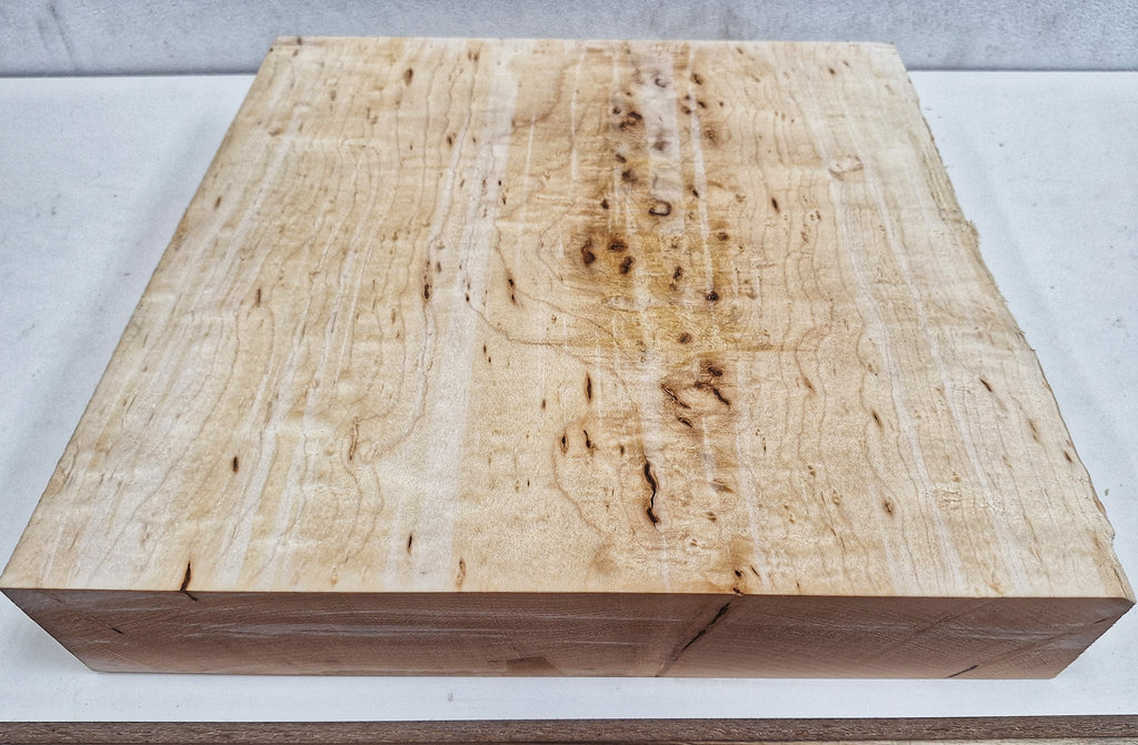Hard Maple Medium Bark Inclusion Platter Blank