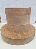 White Oak Rounded Bowl Blanks