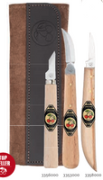 Carving Knife Set in leather bag