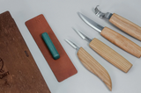 BEAVERCRAFT Set of 4 Knives in a Book Case