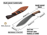 BEAVERCRAFT Kukri Knife with Leather Sheath