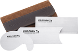 Scraper Blades Set 3-piece in Leather Bag