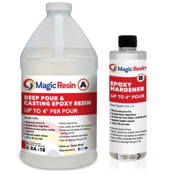 MagicResin - 4'' DEEP POUR, CASTING & ART RESIN