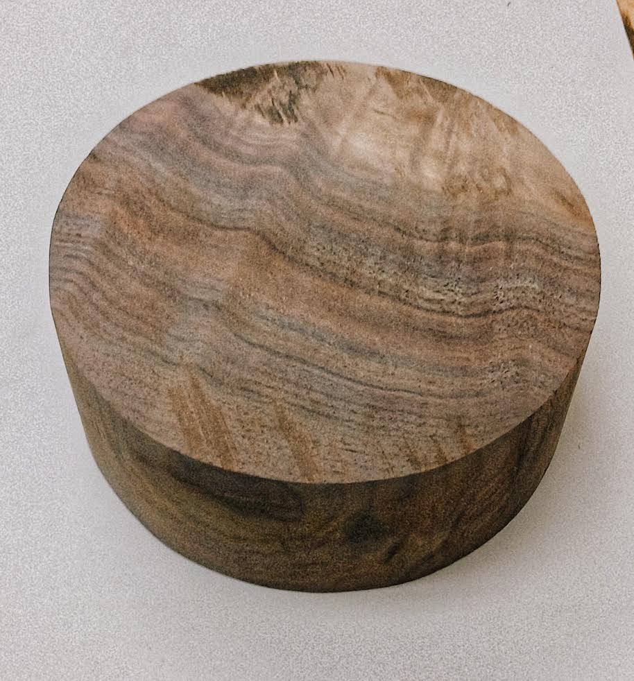 WD-Curly Walnut Bowl Blank #1
