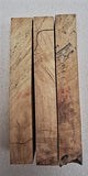 Stabilized Box Elder Pen Blank - Set of 3 Blanks