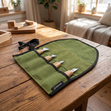 Geometric Wood Carving Knife Set (4 knives in roll)