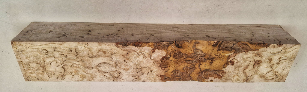 Ash Burl Mid Grade Mill Blank #13 - 18" x 3 " x 3"
