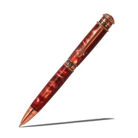 PKHPENAC Faith Hope Love-ANTIQUE COPPER-Twist Pen 8mm tube pkpenbu-8mm db