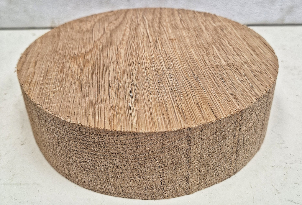 White Oak Rounded Bowl Blanks