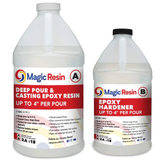 MagicResin - 4'' DEEP POUR, CASTING & ART RESIN