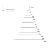 Pfeil #1 Straight Tool Double Bevel