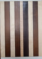 Finished Cutting Board #22 Roasted Maple, Maple & Curly Maple 18
