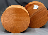 Sapele Bowl Blanks 7.5"x7.5"x2.5" Cracked