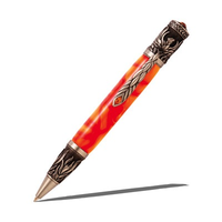 PKRISEAP Phoenix Rising Twist Pen - Antique Pewter