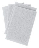 3/4’ thick hand pad 6 x 9 White nonwoven hand pad equivalent to 0000 steel wool- Good for Osmo application.