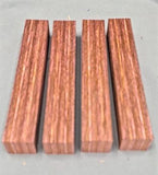 Coloured Wood  Pen Blank - Red/Wine 7/8" x 7/8" x 5 1/4"