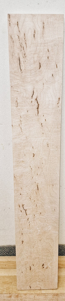 Hard Curly Maple with Bark Inclusion #3 - 39 1/2" x 6 1/2" x 15/16"