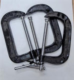 6 1/2" Bessy C-Clamps - 3 Pieces