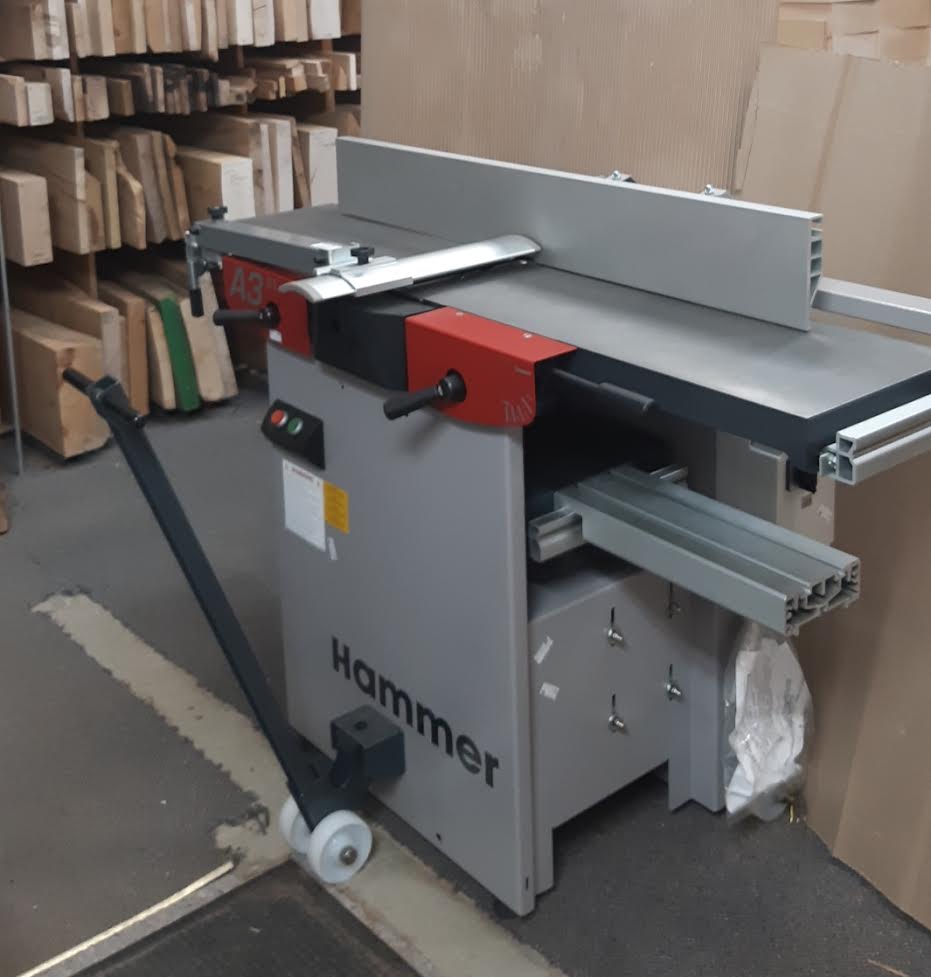 A3-31-Special-HAMMER-A3-31 (310mm/12") Jointer /Planer w/ Spiral Carbide Head/Wheels & ex. Table
