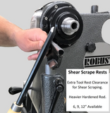 Robust Shear Scrape Tool Rest 1" Post