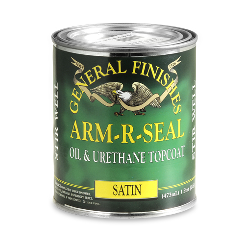 GENERAL-ARM-R-SEAL-SATIN-1pt/473ml - is a wipe on oil modified urethane