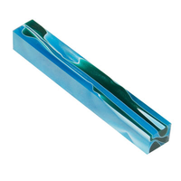 Aqua with Green Swirl - WXLB2334