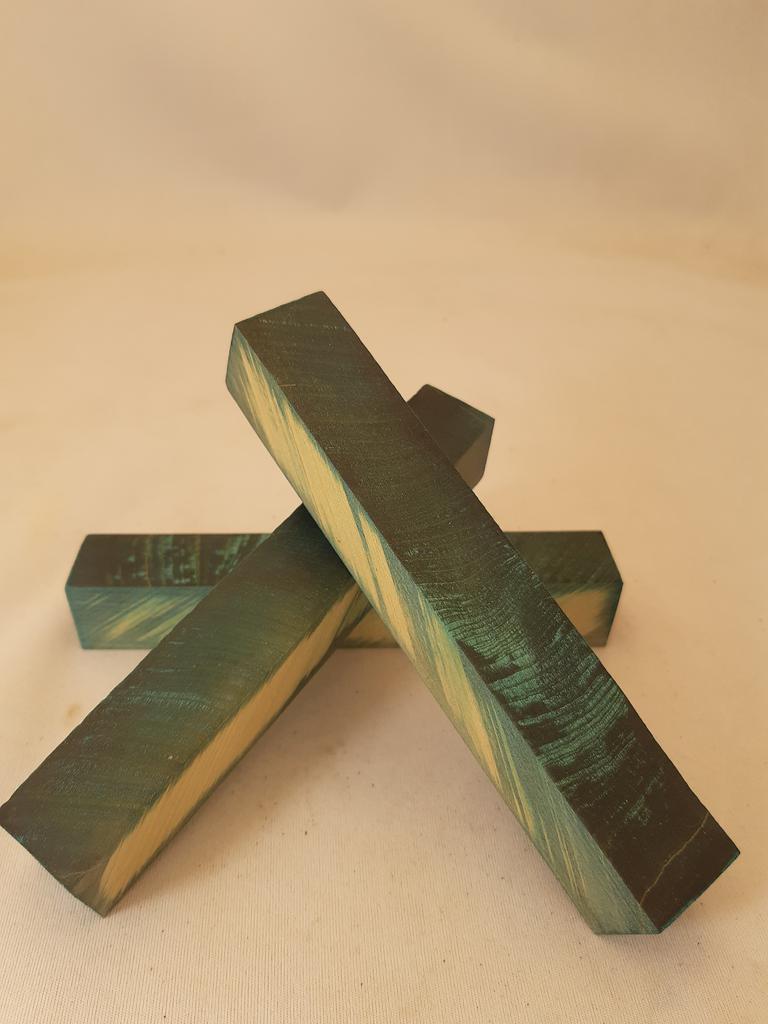 Stabilized Cedar of Lebanon Dye Green 5’5” x 7/8” x 7/8”