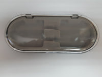 2 Pen Plastic Box with Clear Lid and rounded edges