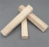Curly Hard Maple Pen Blank 7/8