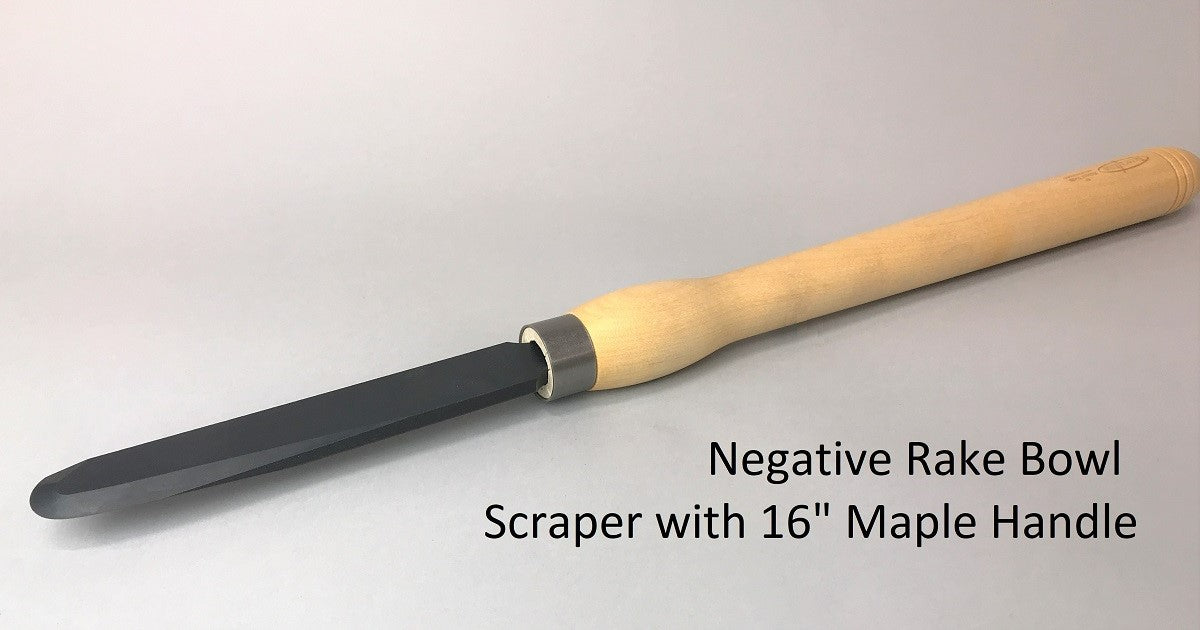 Neg Rake Scraper Robust-RS-LG-WH - Large Negative Rake Scraper with 16