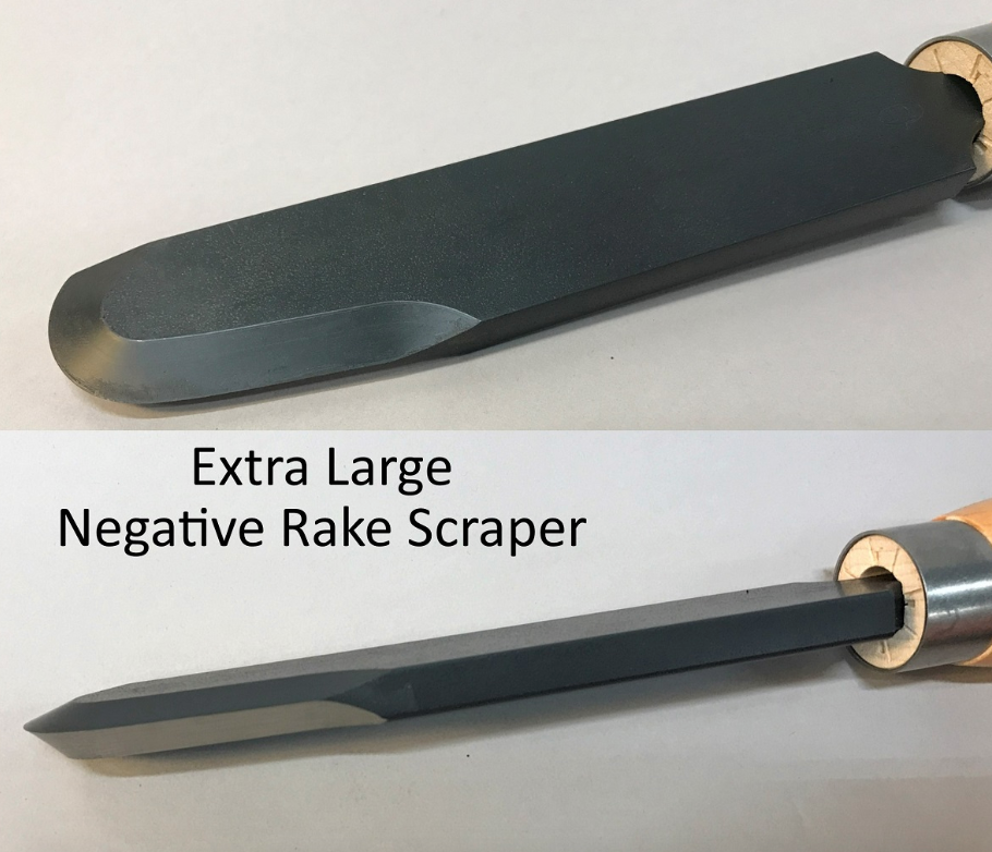 Robust - Extra Large Negative Rake Scraper – Unhandled | Woodchuckers.com