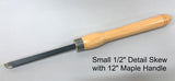 Robust-SK-SM-WH  Small Skew  1/2" x 1/4" with 12" Maple Handle