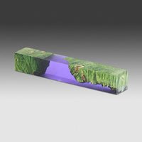 Hybrid Pen Blank Acrylic & Stablized Wood
5/8”x5/8”x5.5”
