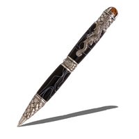 DRAGON TWIST PEN KIT- Antique Pewter-pkdrabu-3/8db