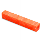 Acrylic Pen Blank - Orange with White Swirl - AA-303